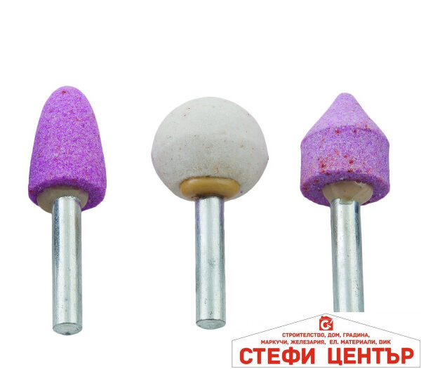 Борчета абразивни ø6 5бр к-т