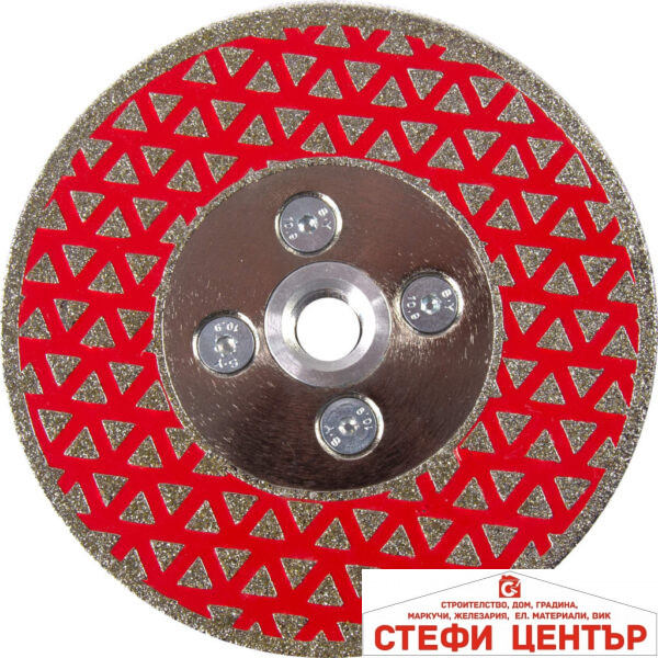 Диск диамантен 115x22.2mm M14 двустранен RAIDER RD-DD25