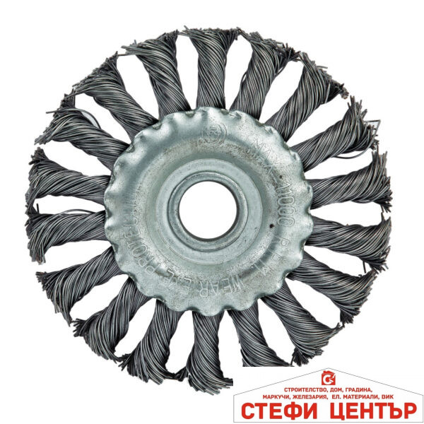 Четка за флекс плоска плетена ø100mm