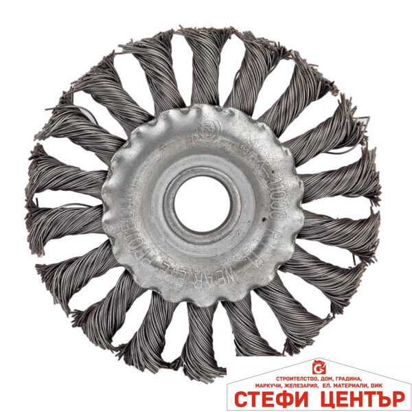 Четка за флекс плоска плетена ø150mm