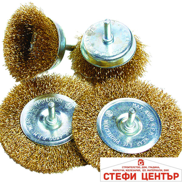 Четки за бормашина месинг 20бр к-т