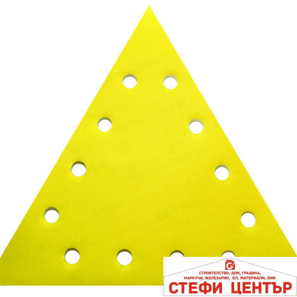 Шкурка VELCRO триъгълна 285mm grit  80 5pcs.