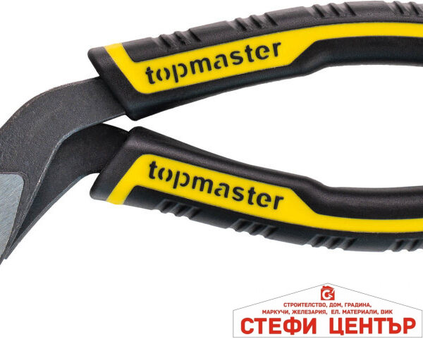 Клещи резачки с извита глава трето поколение 180 mm Topmaster Professional