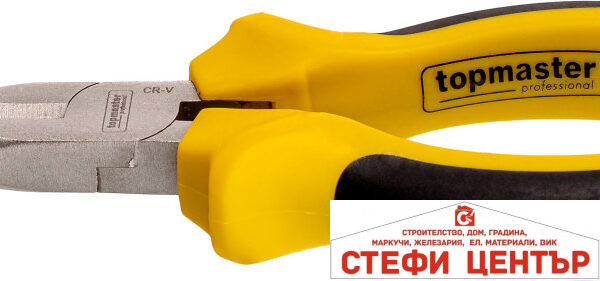 Клещи островърхи извити 160mm 45° Topmaster Professional