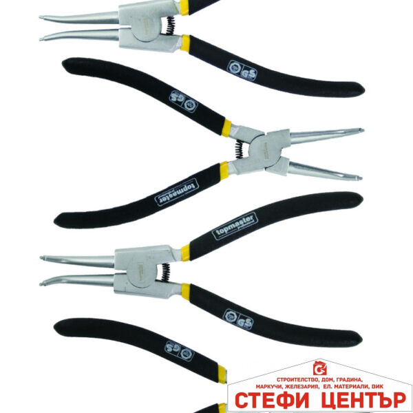 Клещи зегер 160mm к-т 4бр Topmaster Professional