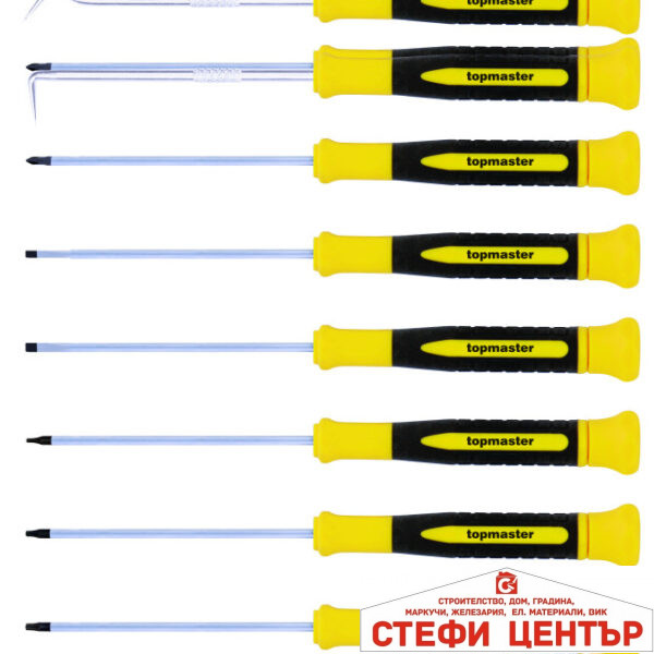 Отверки прецизни к-т 12бр Topmaster Professional