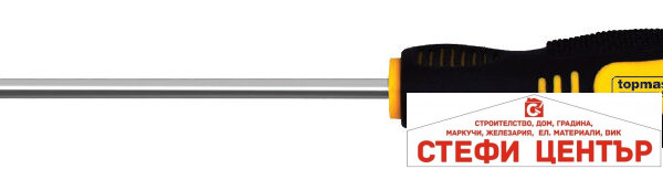 Отвертка права 3Х100mm CR-V Topmaster Professional (12/240)