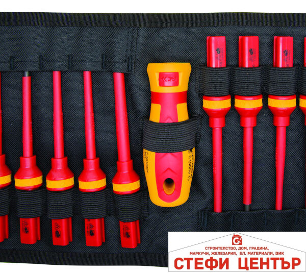 Отвертки изолирани VDE к-т 13бр Topmaster Professional