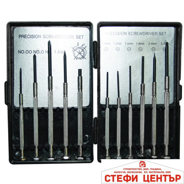 Отвертки часовникарски к-т 11бр Basic Skillco