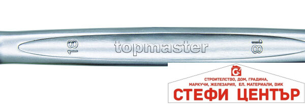 Ключ звездогаечен GRIP ON трето поколение 10 mm Topmaster Professional