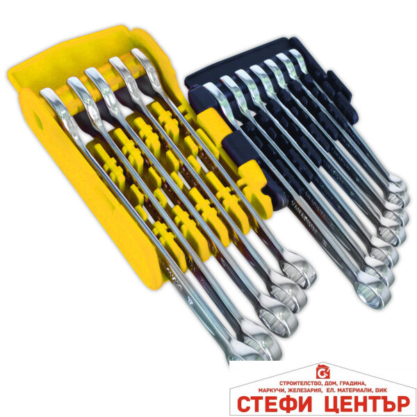 Ключ звездогаечен GRIP ON к-т 12бр 8-19 mm Topmaster Professional