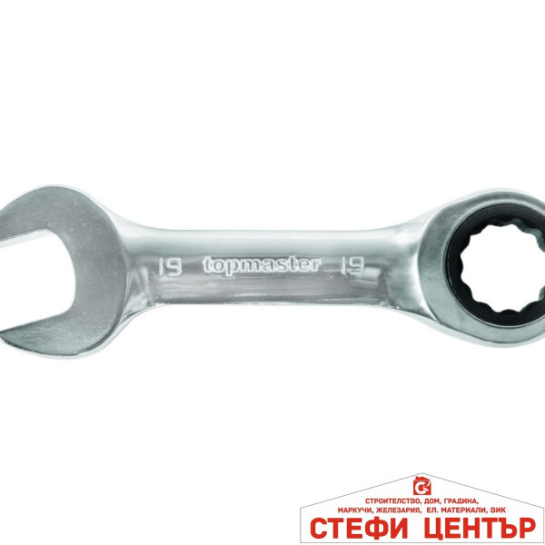 Ключ зв.гаечен с тресчотка 13mm STUBBY CR-V Topmaster Professional