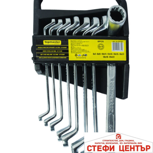 Ключ лула к-т 8бр 6x22mm CR-V PRESS Topmaster Professional