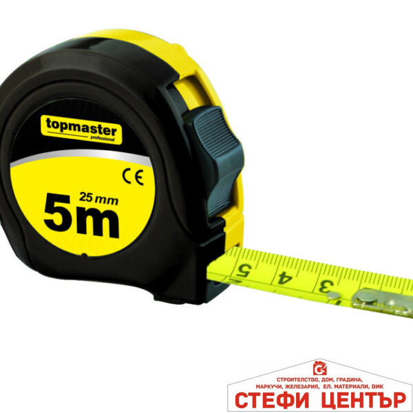 Ролетка Black edition 5М Х 25mm Topmaster Professional