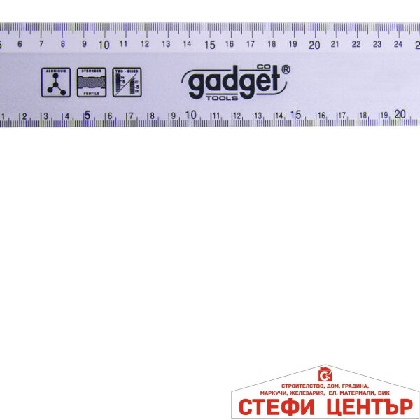 Ъгъл прав алуминиев 400mm GADGET