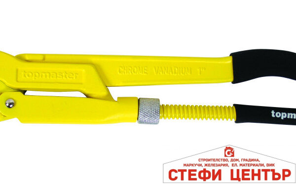 Тръбен ключ двойно рамо 1" 45° CR-V Topmaster Professional