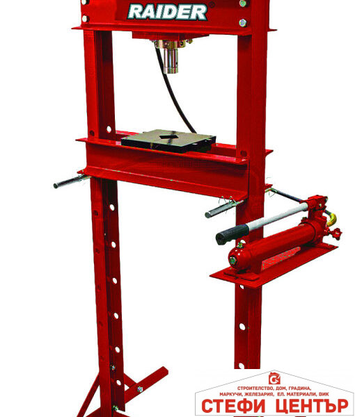 Преса хидравлична 12t с манометър RAIDER RD-HP03