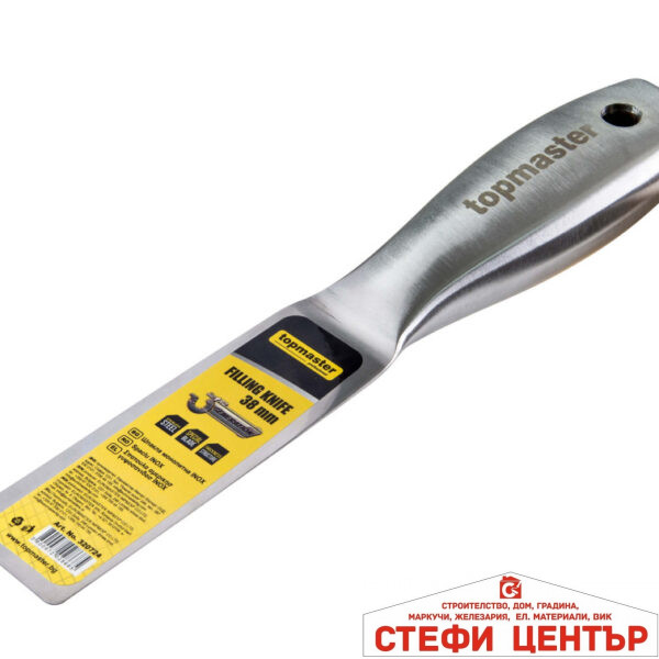 Шпакла монолитна INOX 38мм Topmaster Professional