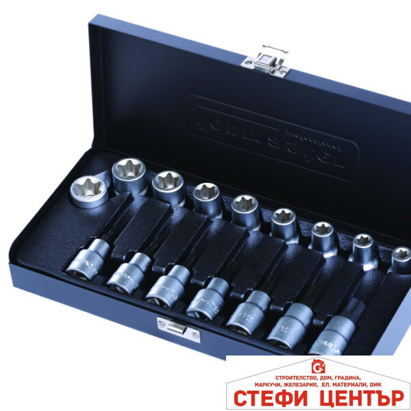 Вложки торкс 1/2" к-т 16бр CR-V Topmaster Professional