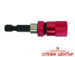 Удължение за накрайник 1/4"x 60mm с фиксатор CR-V Topmaster Professional
