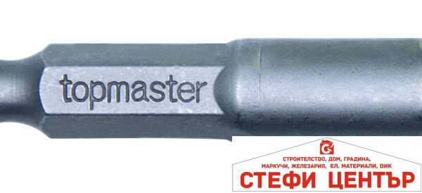 Адаптер за битове 1/4 x 1/4 F L50 mm Topmaster Professional