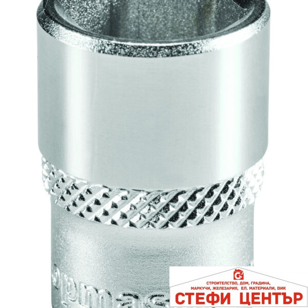 Вложка къса 6 стенна 1/4" 11mm CR-V Topmaster Professional