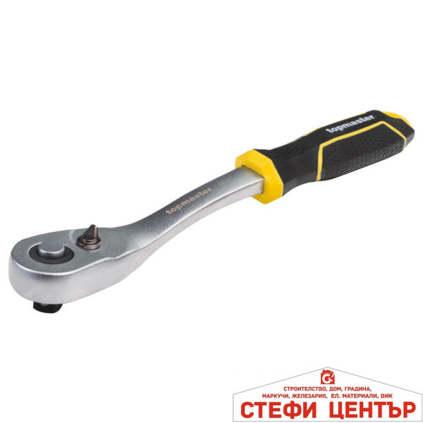 Тресчотка извита 3/8" 90з. CR-V Topmaster Professional