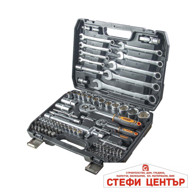 К-кт инструменти 82 части 1/4" & 1/2" GADGET