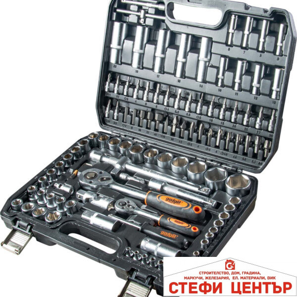 К-кт инструменти 108 ч. 1/4" & 1/2" GADGET