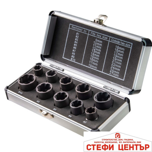 Комплект екстрактори 9-19мм