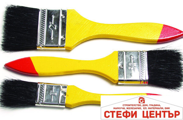 Четки за боядисване изкуствен косъм / блистер 3бр TopStrong