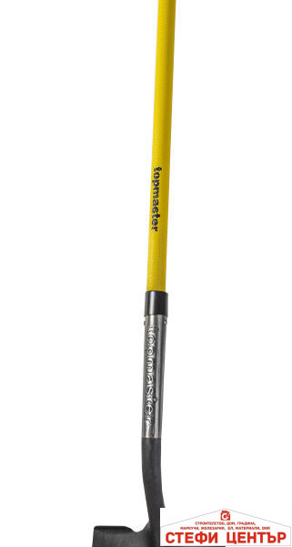 Лопата квадрат с педал и дръжка фибростъкло 1500mm Topmaster Professional
