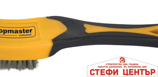 Четка телена 2 в 1 неръждаема стомана 200mmTopmaster Professional