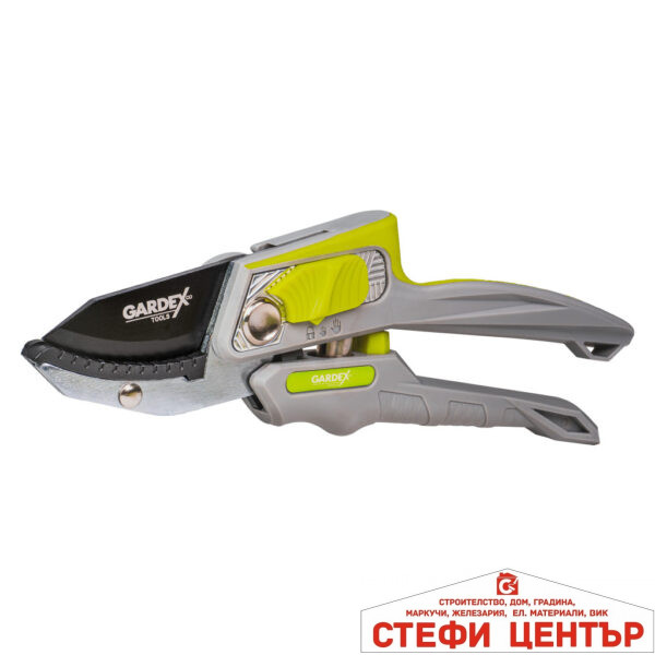 Лозарска ножица LUXE с наковалня GARDEX