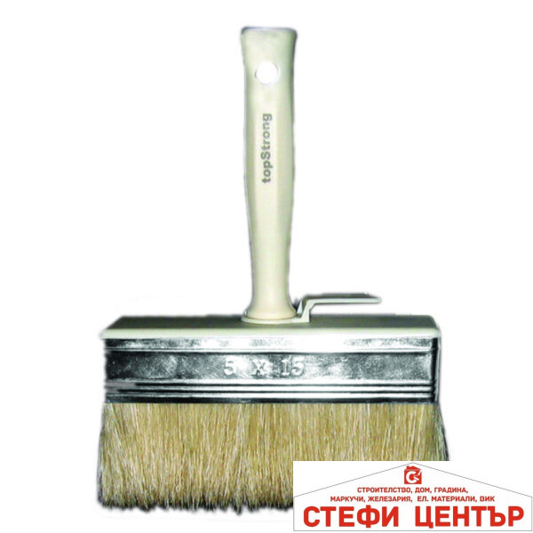 Четка баданарка естествен косъм 30х100mm TopStrong