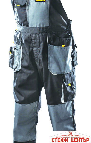 Работен полугащеризон с подсилена материя на коленете Topmaster Professional M