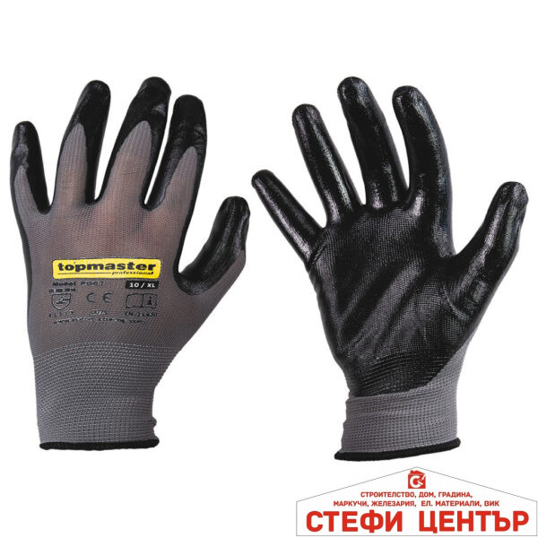 Ръкавици за механична работа PG07 нитрил Topmaster Professional