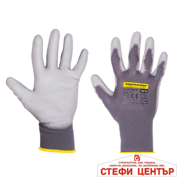 Ръкавици за механична работа PG08 PU Topmaster Professional