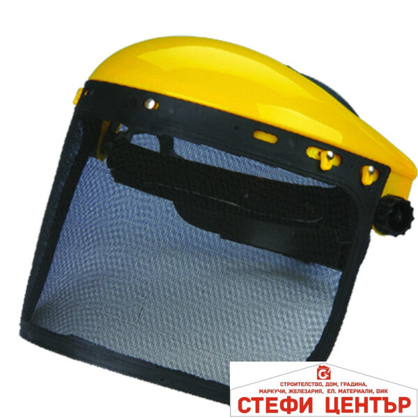 Предпазен щит с метална мрежа и козирка TopStrong