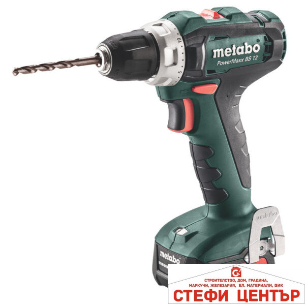 Винтоверт акум. 12V 40Nm METABO POWERMAXX BS 12 2x2Ah