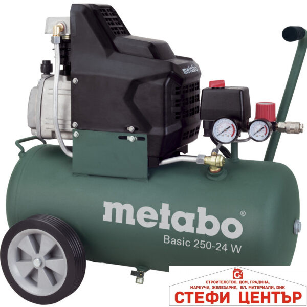 Компресор 24 л 1.5kW METABO BASIC 250-24 W