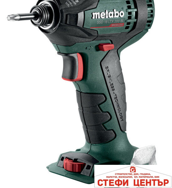 Гайковерт акум. 18V 200 Nm METABO SSD 18 LTX 200 BL Solo