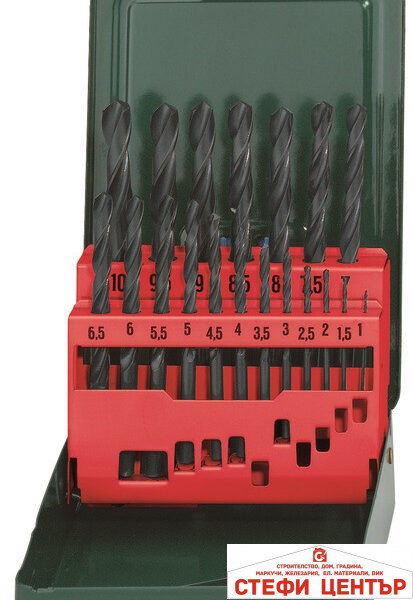 Свредла HSS-R 1 - 10mm к-кт 19 части