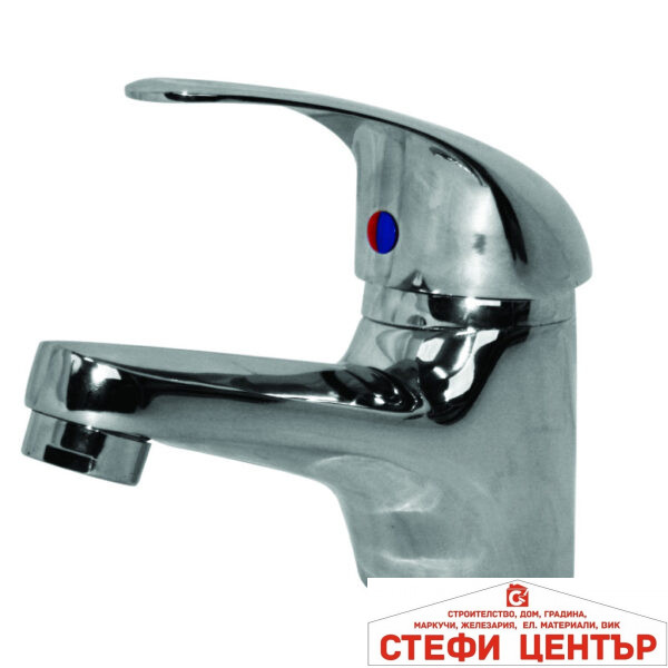 Смесител стоящ едноръкохватков къс чучур TopChrome