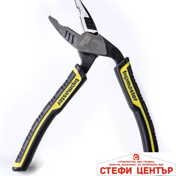 Клещи комбинирани извити трето поколение 190 mm Topmaster Professional