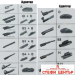 Чистачка PERFORMANCE с 11 АДАПТОРА 28“ 700мм