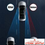 Огледала Мъртва Точка с Вежди - черни PG117 - Image 3