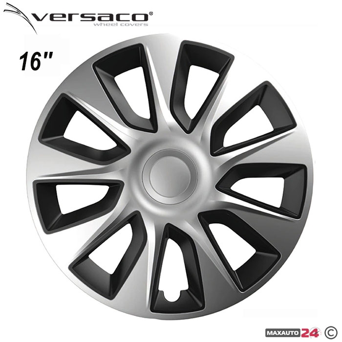 Тасове за джанти 16'' Versaco Stratos Silver / Black