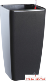 Саксия Quadrato tall 22 с патентована напоителна система и дренаж