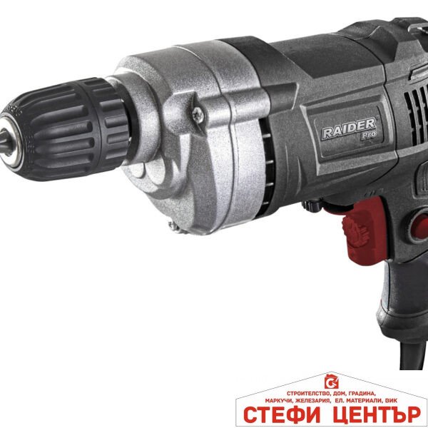 Бормашина 450W 10mm самоз. патронник RAIDER PRO RDP-ID43 Black edition